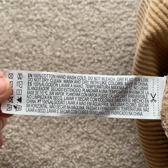 Forever 21 | Corduroy Overall Mini Dress | SMALL - Picture 6 of 9